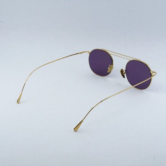 NEW CUTLER AND GROSS CG1268GPLS 001 GOLD PURPLE SUNGLASSES - Picture 9 of 10